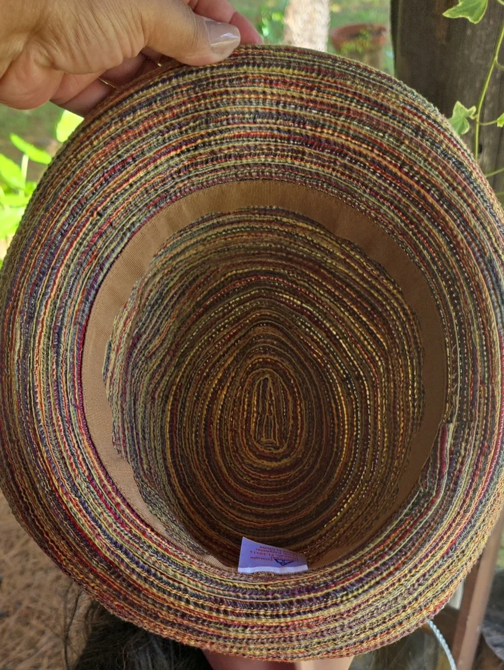 Triangle Headwear Rainbow Fedora